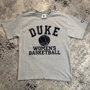 Vintage 90s Duke Woman's Basketball Single-Stitch T-Shirt Size Large Made In USA